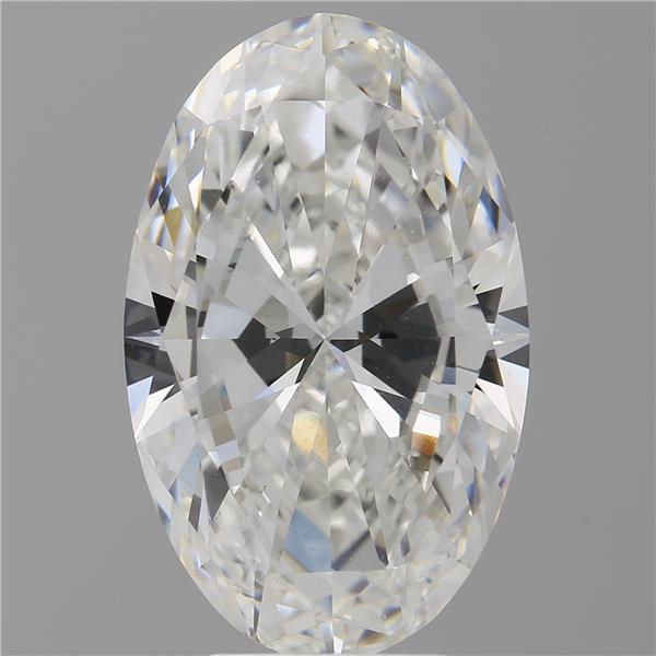 6.02 ct. oval Lab Grown Diamond front image