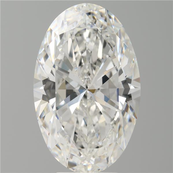 7.03 ct. oval Lab Grown Diamond front image