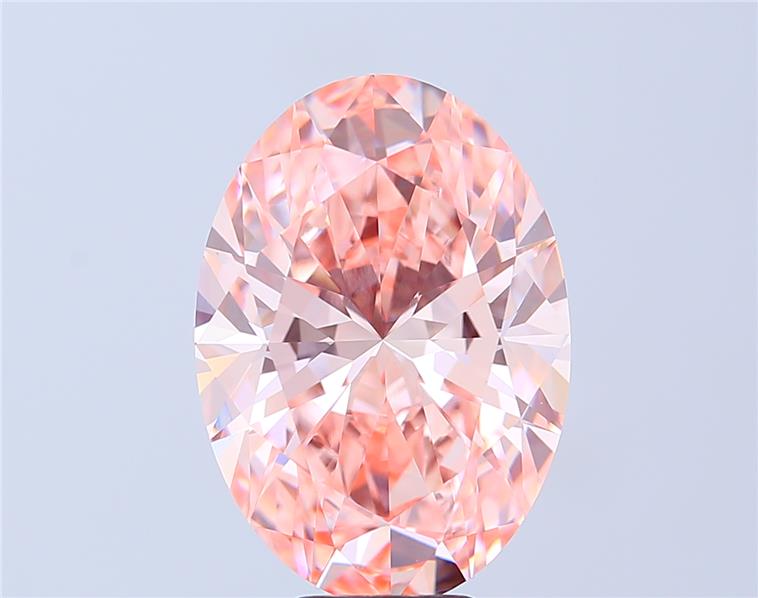 8.09 ct. oval Lab Grown Diamond front image
