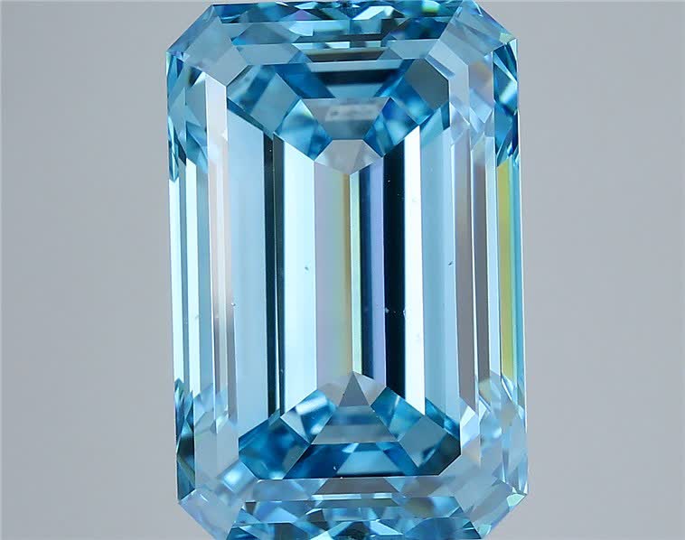 11.53 ct. emerald Lab Grown Diamond front image