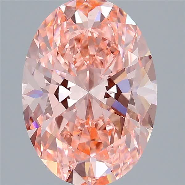 3.05 ct. oval Lab Grown Diamond front image