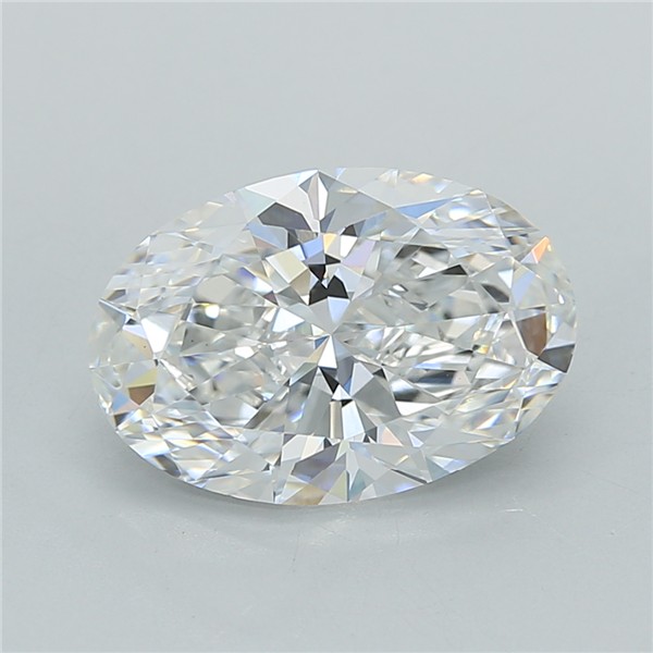 3.06 ct. oval Lab Grown Diamond front image