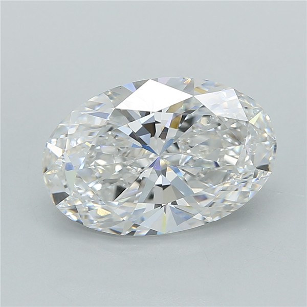 3.04 ct. oval Lab Grown Diamond front image