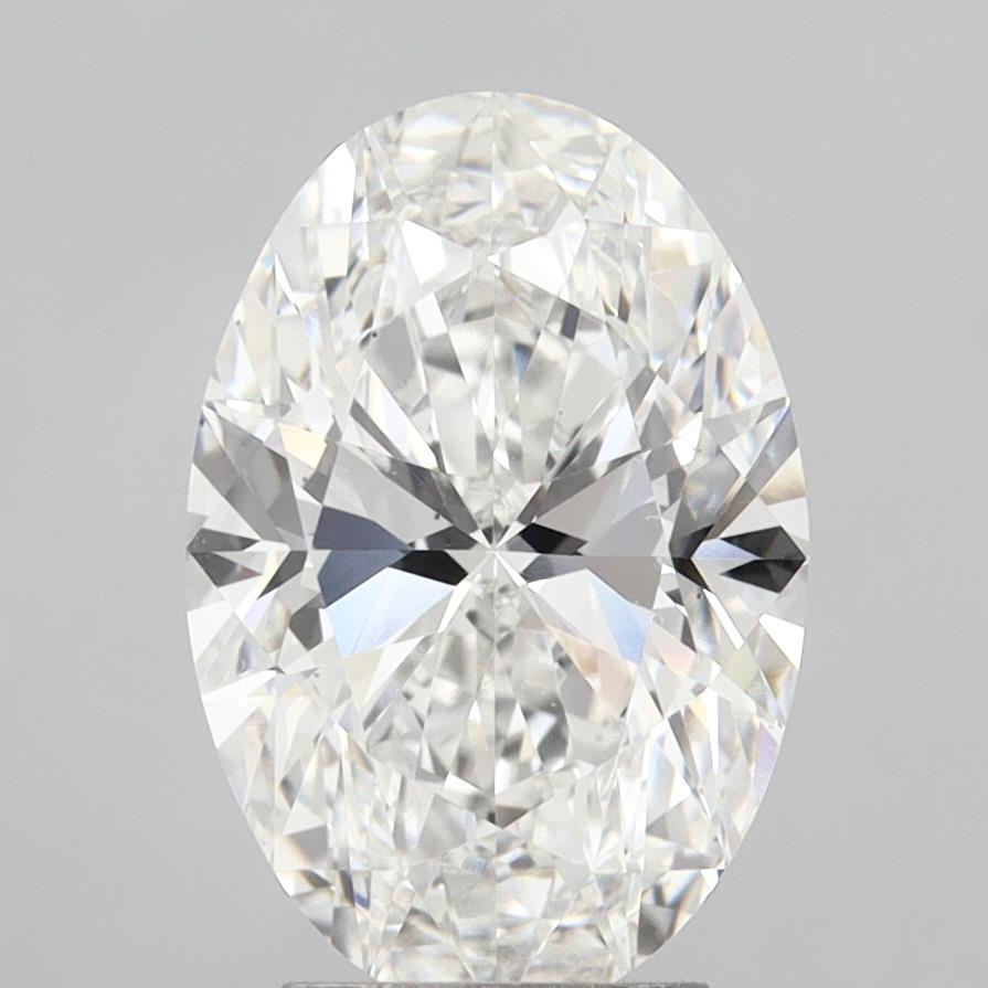 3.80 ct. oval Lab Grown Diamond front image