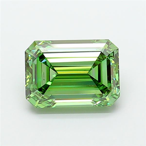 5.04 ct. emerald Lab Grown Diamond front image