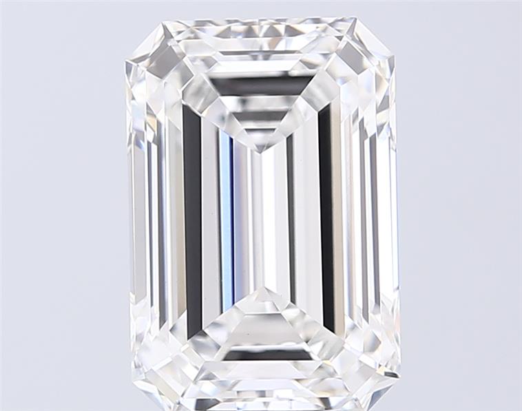 6.09 ct. emerald Lab Grown Diamond front image