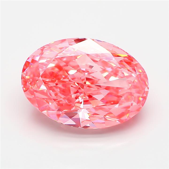 6.61 ct. oval Lab Grown Diamond front image