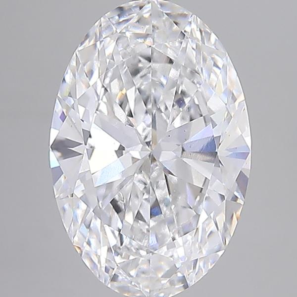 5.02 ct. oval Lab Grown Diamond front image