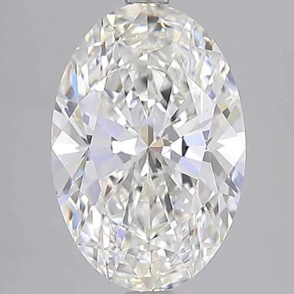 4.10 ct. oval Lab Grown Diamond front image