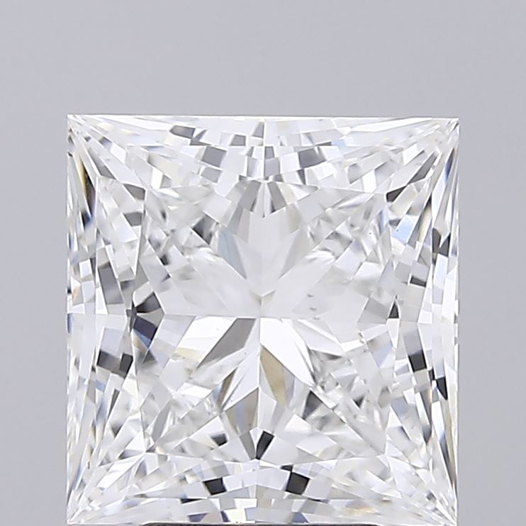 4.18 ct. princess Lab Grown Diamond front image
