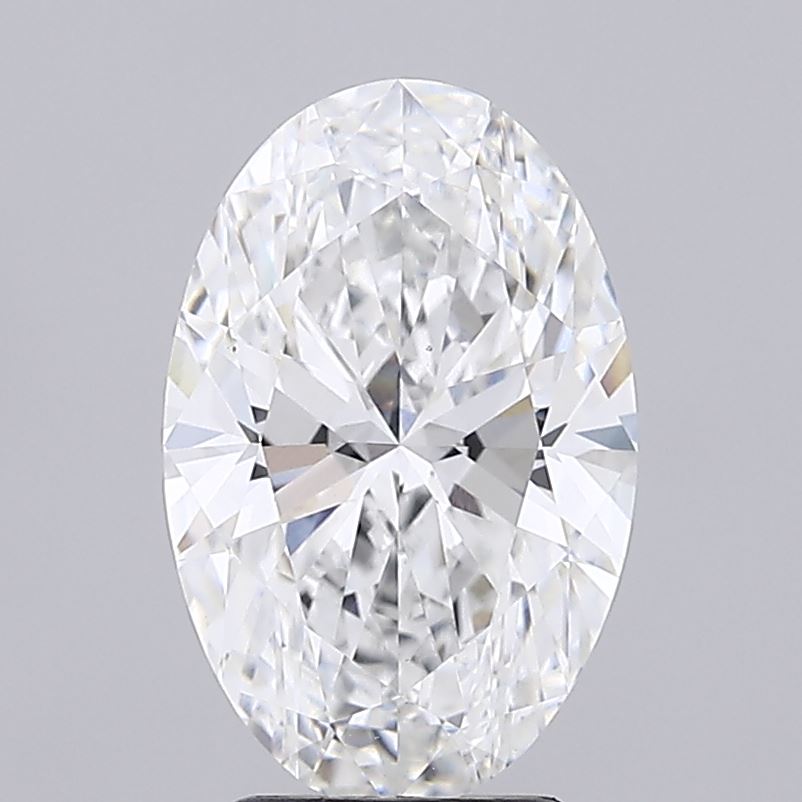 4.06 ct. oval Lab Grown Diamond front image