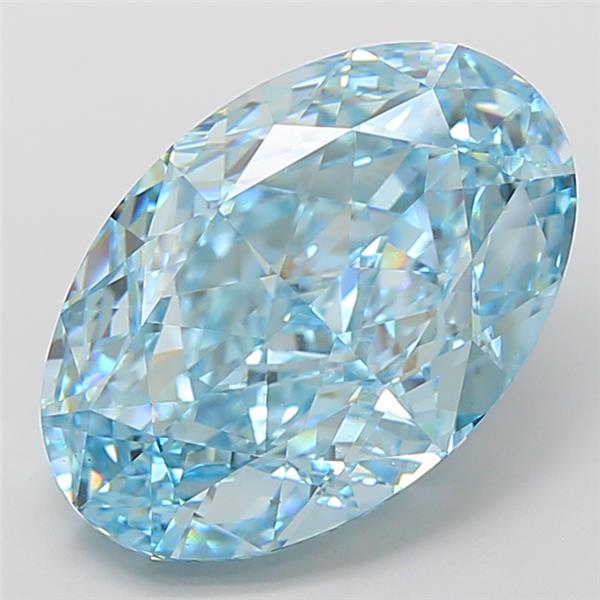 7.57 ct. oval Lab Grown Diamond front image