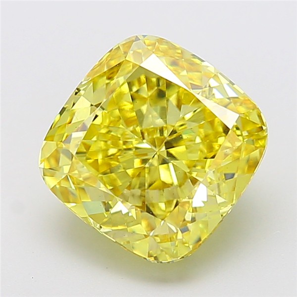 6.08 ct. cushion Lab Grown Diamond front image