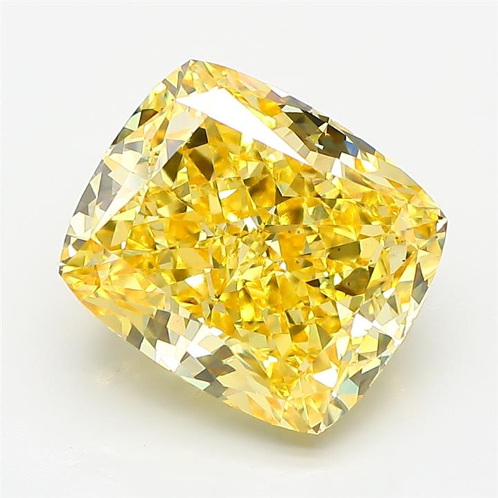 6.24 ct. cushion Lab Grown Diamond front image