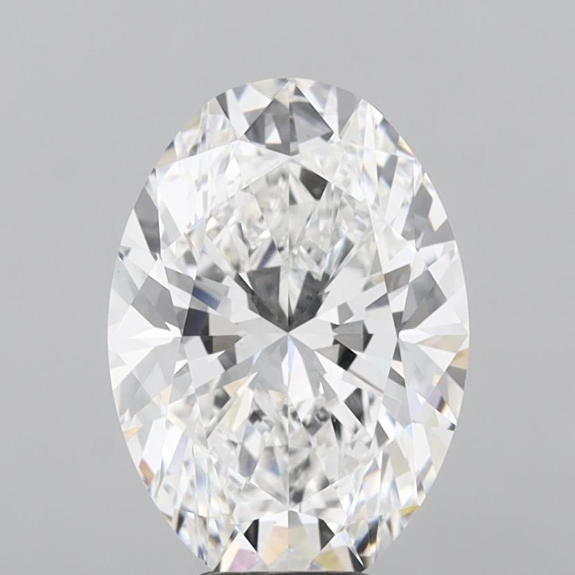7.04 ct. oval Lab Grown Diamond front image