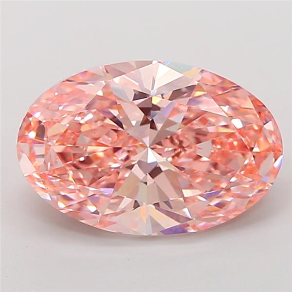 5.01 ct. oval Lab Grown Diamond front image