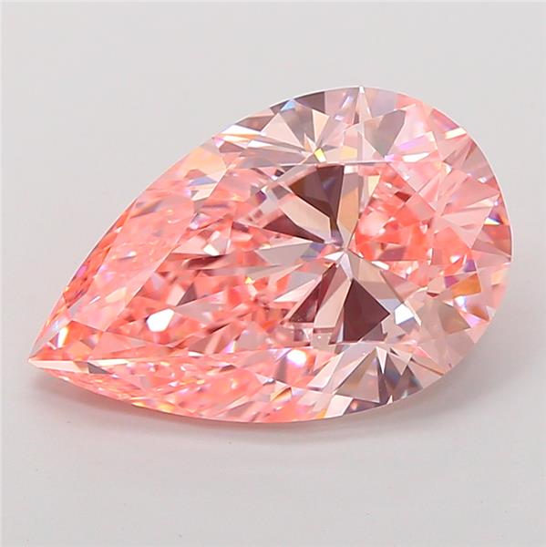 7.01 ct. pear Lab Grown Diamond front image