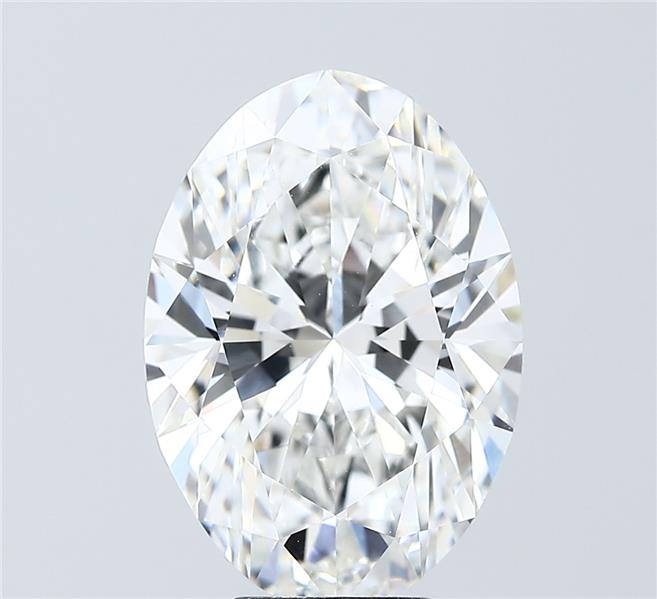 6.01 ct. oval Lab Grown Diamond front image