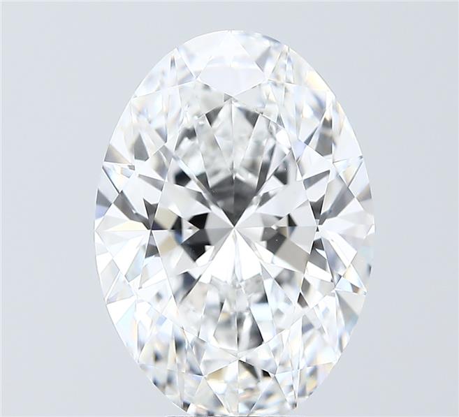 6.07 ct. oval Lab Grown Diamond front image