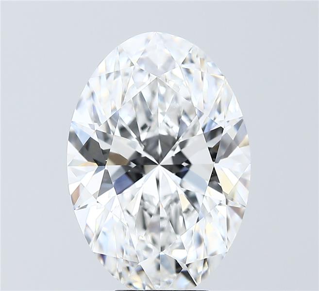 6.01 ct. oval Lab Grown Diamond front image