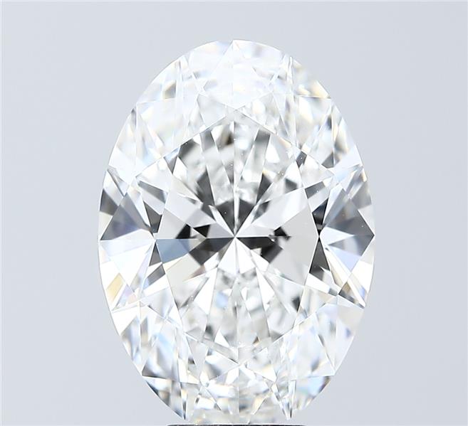 6.09 ct. oval Lab Grown Diamond front image