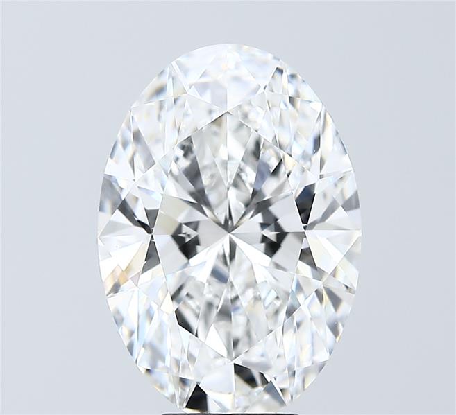 6.08 ct. oval Lab Grown Diamond front image