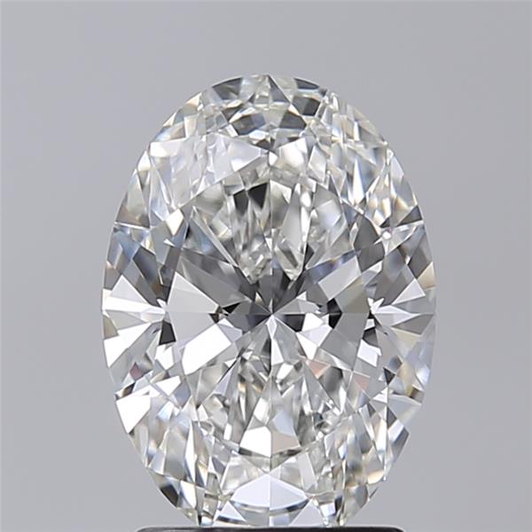 2.01 ct. oval Lab Grown Diamond front image