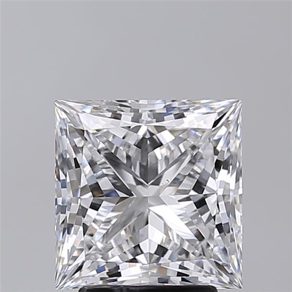 3.02 ct. princess Lab Grown Diamond front image