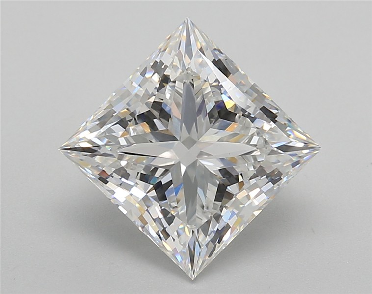 4.02 ct. princess Lab Grown Diamond front image