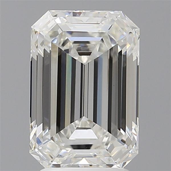 3.07 ct. emerald Lab Grown Diamond front image