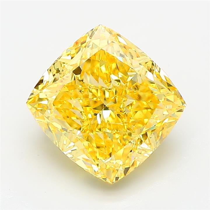 4.04 ct. cushion Lab Grown Diamond front image