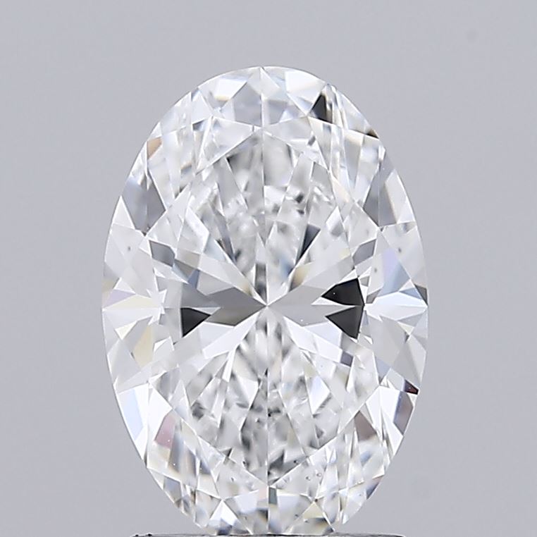 2.02 ct. oval Lab Grown Diamond front image