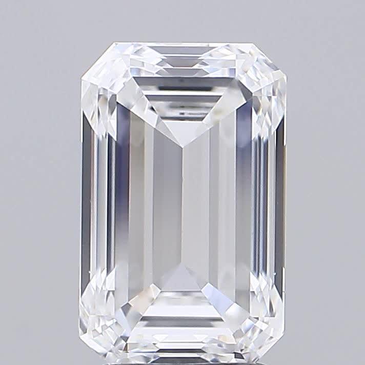 2.75 ct. emerald Lab Grown Diamond front image