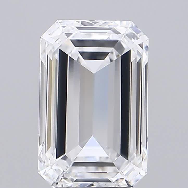 3.03 ct. emerald Lab Grown Diamond front image
