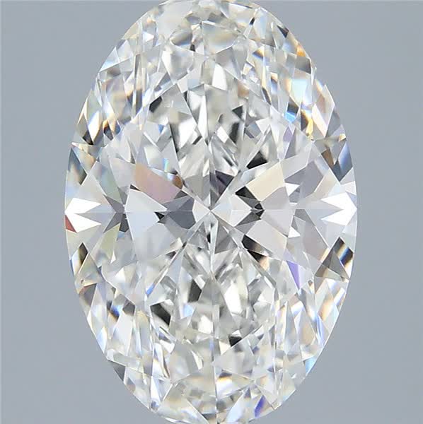 3.02 ct. oval Lab Grown Diamond front image