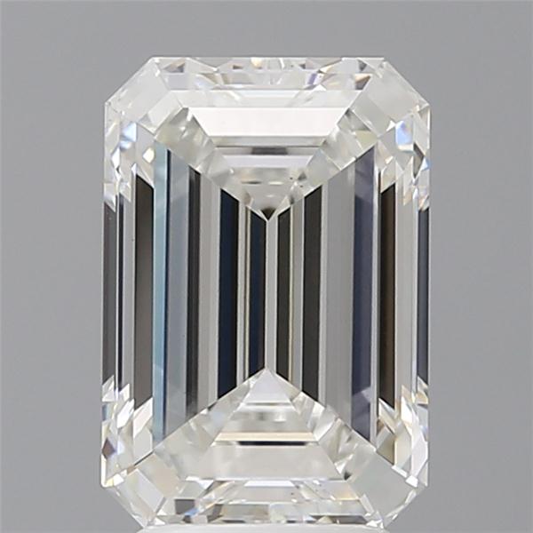 3.57 ct. emerald Lab Grown Diamond front image