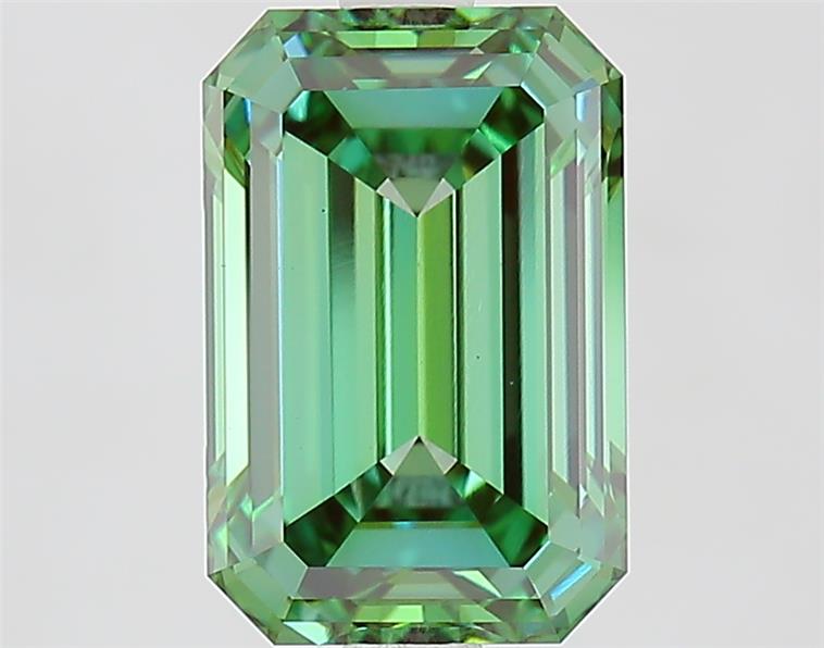 3.10 ct. emerald Lab Grown Diamond front image