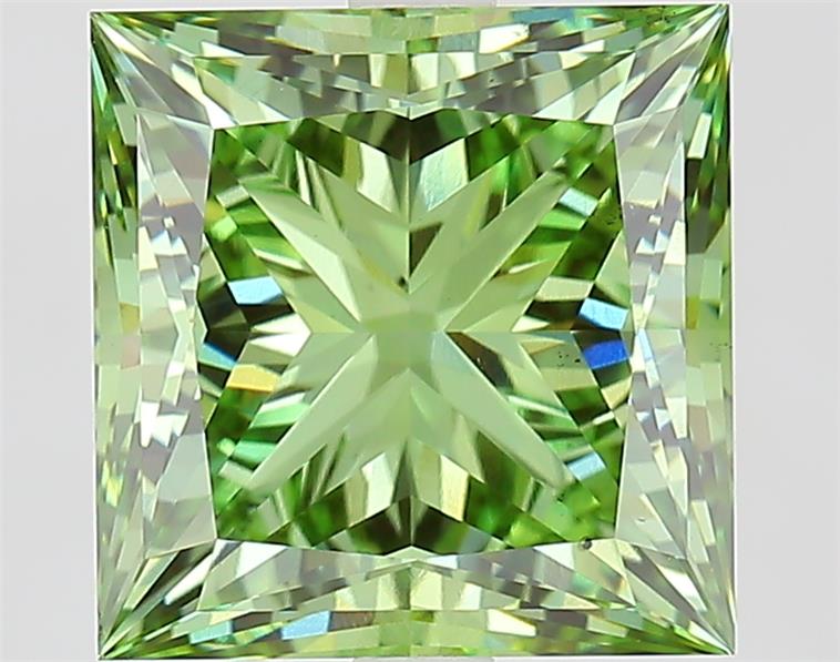 5.28 ct. princess Lab Grown Diamond front image