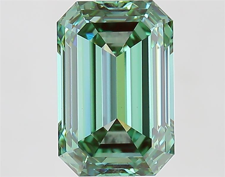 3.01 ct. emerald Lab Grown Diamond front image