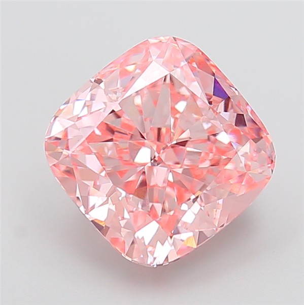 6.05 ct. cushion Lab Grown Diamond front image