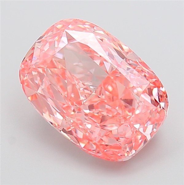 6.06 ct. cushion Lab Grown Diamond front image