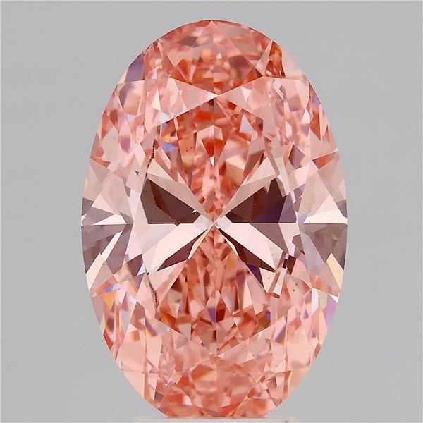 5.00 ct. oval Lab Grown Diamond front image