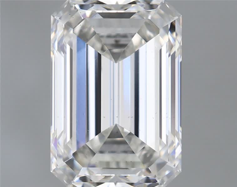5.50 ct. emerald Lab Grown Diamond front image