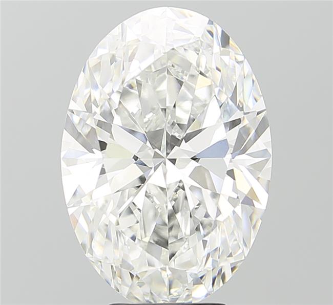 6.24 ct. oval Lab Grown Diamond front image
