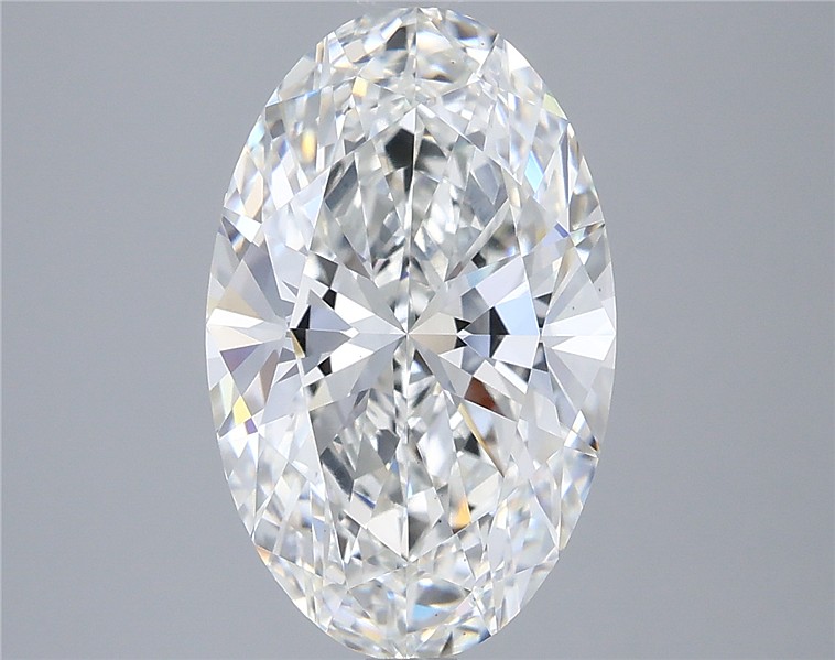 4.08 ct. oval Lab Grown Diamond front image