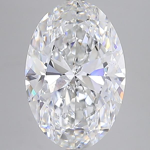 7.01 ct. oval Lab Grown Diamond front image