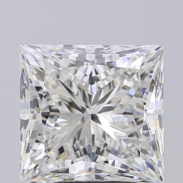 5.02 ct. princess Lab Grown Diamond front image