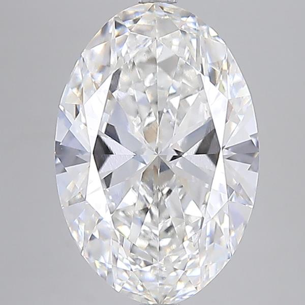 7.01 ct. oval Lab Grown Diamond front image