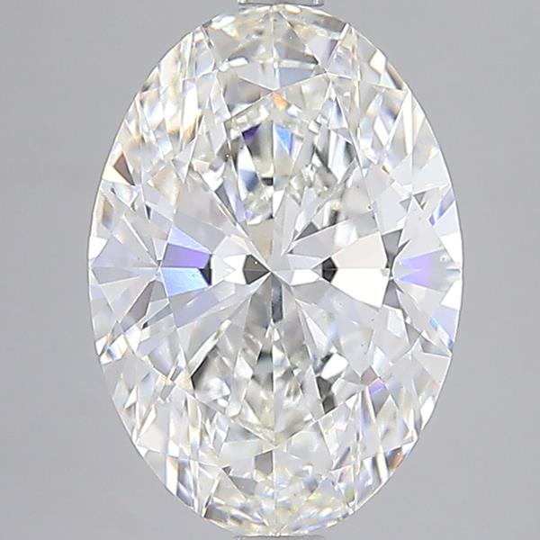 4.34 ct. oval Lab Grown Diamond front image