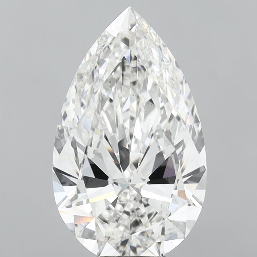7.04 ct. pear Lab Grown Diamond front image